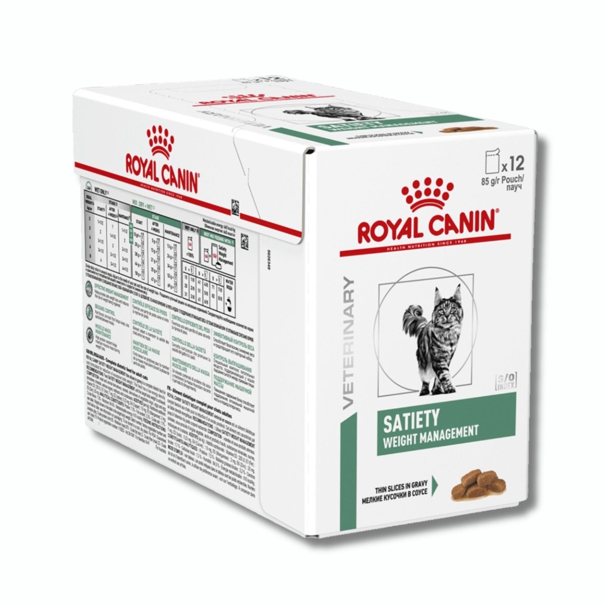 Royal Canin Feline Satiety Weight Management 85g - (12 Pack) - Pet Supply